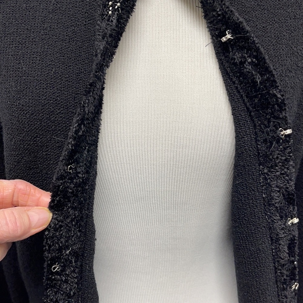 Portraits by Northern Isles Black Beaded Sweater Medium - Picture 4 of 11